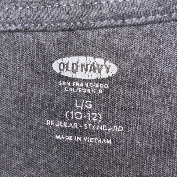 Old Navy Dark Gray Kids Short Sleeve Tee - Picture 2 of 5